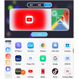 Linkifun GT6 Pro Android 13 Smart AI Box Wireless CarPlay and Android Auto Adapter with split-screen multitasking and customizable presets