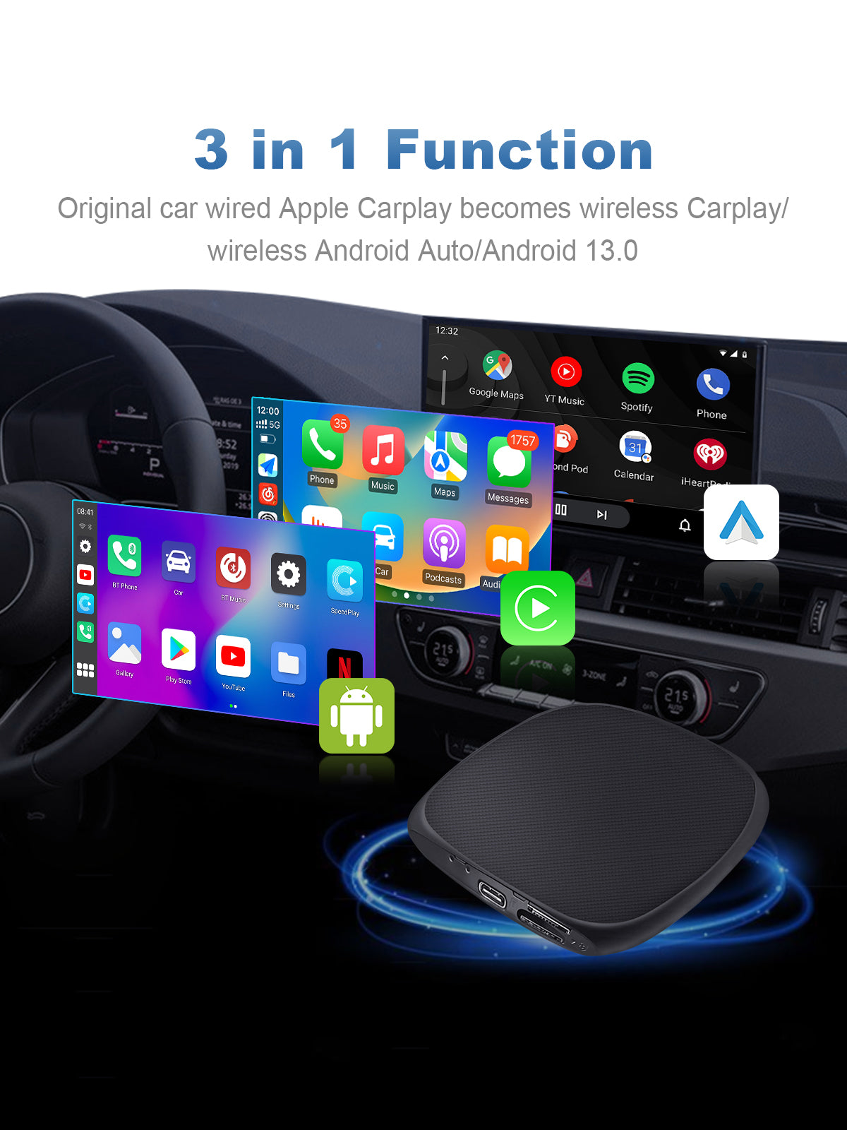 Android13カーナビ CarPlay Android Auto Amazon.com: Android 13 Car Stereo Radio with CarPlay Android Auto
