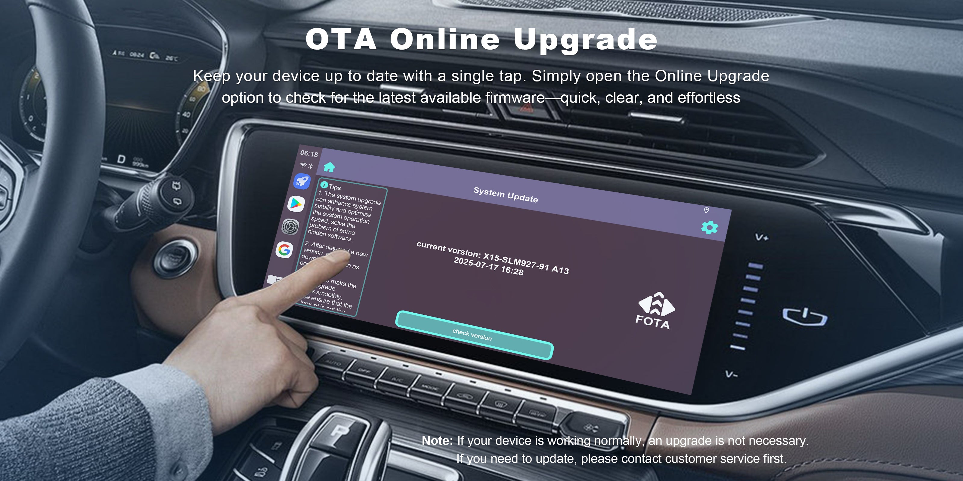 Linkifun GT8D Android 15 Smart AI Box supporting online FOTA firmware upgrades with HDMI Out feature
