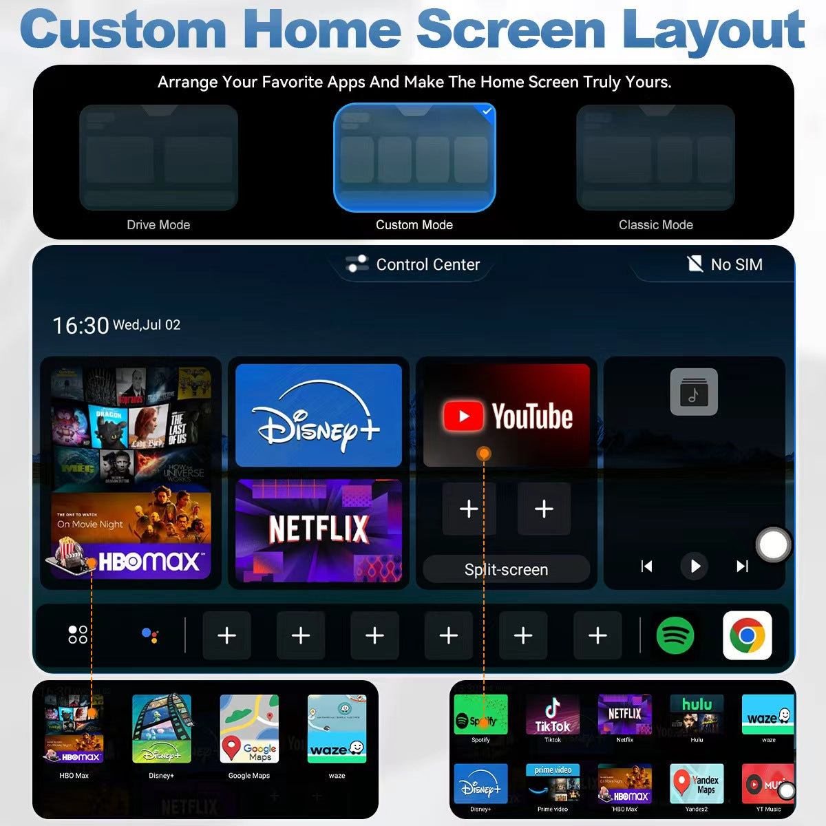 Linkifun™ L10 Android 13 AI Box for Tesla – Wireless CarPlay & Android Auto Support – Google Play, Google Maps, SIM Card & Plug-and-Play