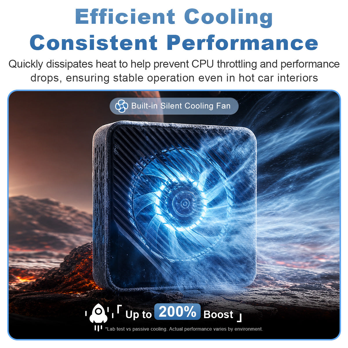 Linkifun™ L11 Max Android 16 Smart AI Box – Wireless CarPlay/Android Auto Adapter with Google Play and Active Cooling Fan
