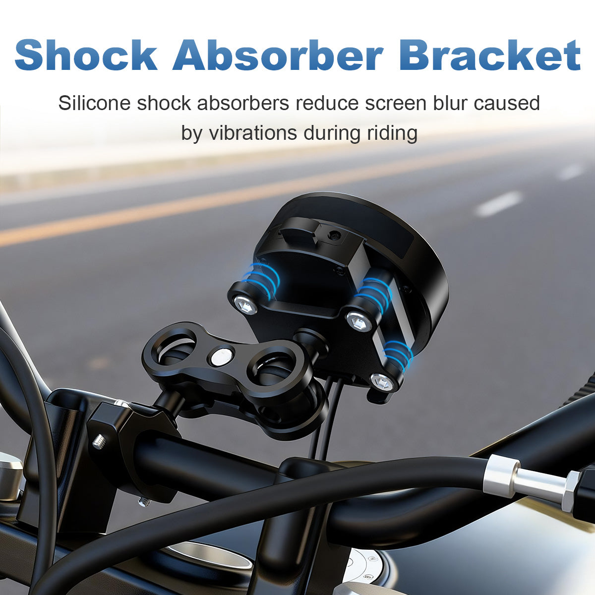 Linkifun™ M0 Motorcycle GPS Navigator – Compact Waterproof Smart Navigation Device with Simplified Display & Glove-Friendly Control (Works with Carbit Ride)