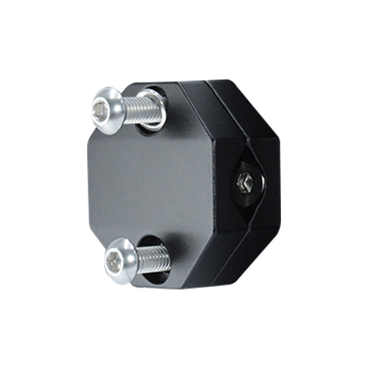 Linkifun crossbar clamp replacement bracket for motorcycle navigation screens, designed to replace the original magnetic mount on compatible models.
