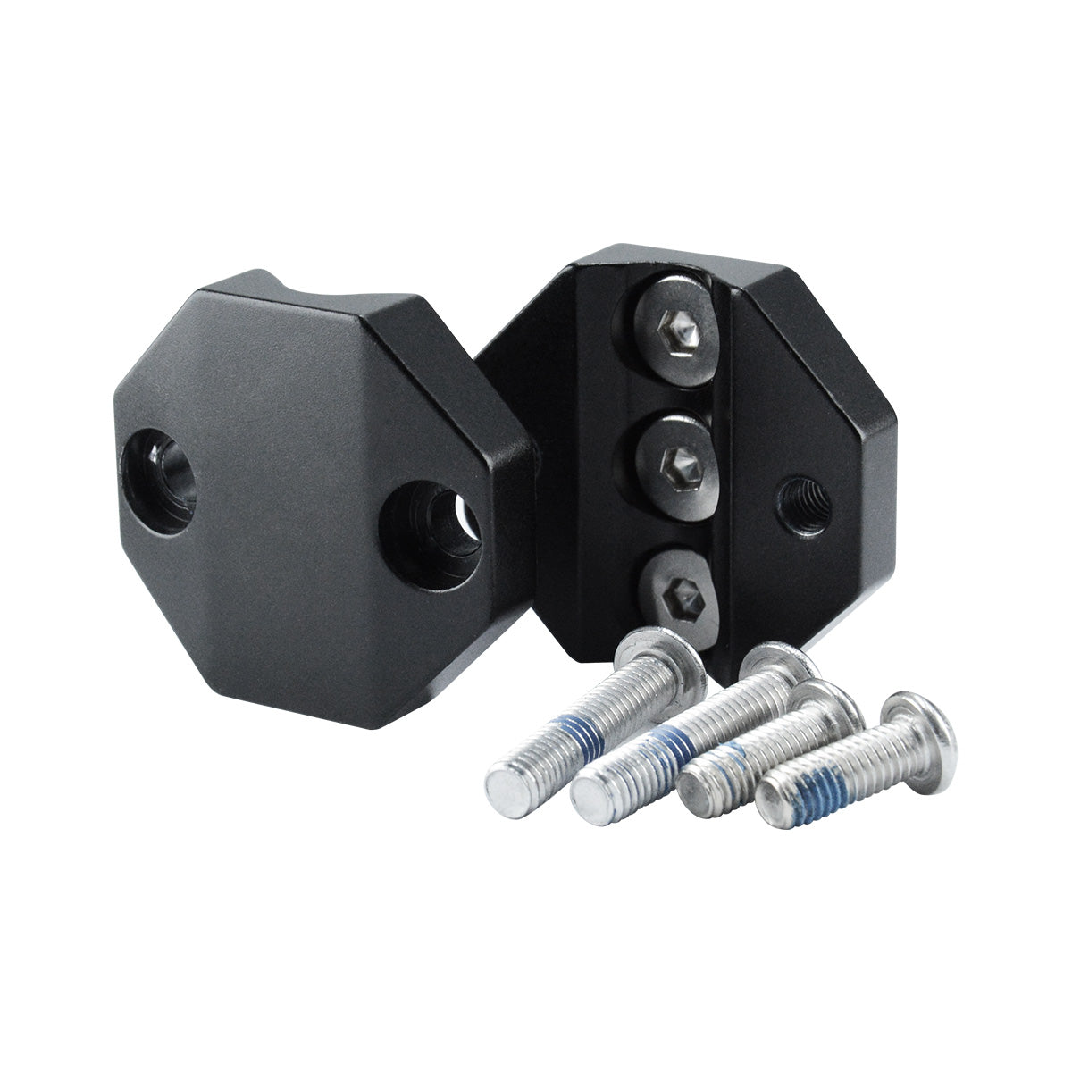 Linkifun crossbar clamp replacement mount for motorcycle navigation screens, designed as an alternative mounting option for models originally using a magnetic bracket.