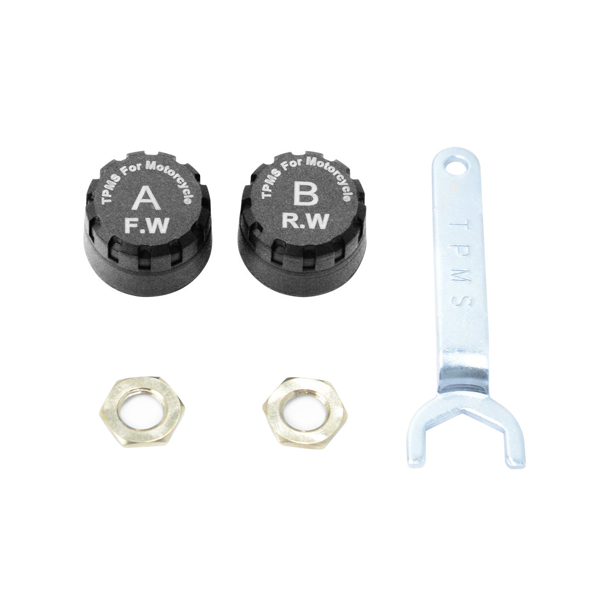 Linkifun™ External TPMS Sensors for Compatible Motorcycle Navigation Screens, Replacement Tire Pressure Monitoring Sensors