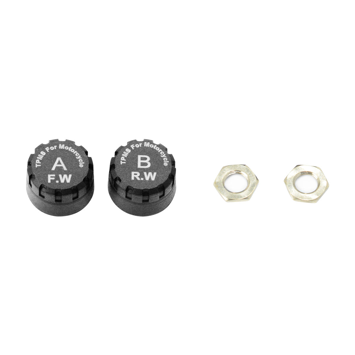 Linkifun™ External TPMS Sensors for Compatible Motorcycle Navigation Screens, Replacement Tire Pressure Monitoring Sensors