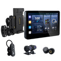 شاشة دراجة نارية Linkifun™ MT13 ‏+ حامل مقاس 6.2 بوصة – ‏CarPlay وAndroid Auto لاسلكيان، انعكاس الشاشة، ومسجل فيديو رقمي ‏+ GPS اختياري أو نظام مراقبة ضغط الإطارات (TPMS)