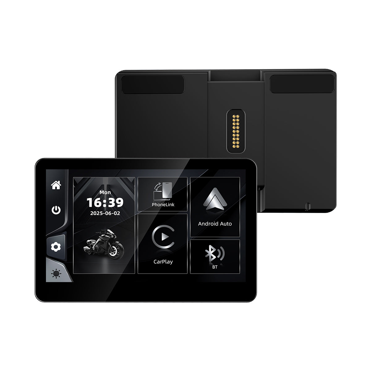 Linkifun™ MT13A 6.2" Motorcycle Screen for BMW with OEM Bracket – Wireless CarPlay & Android Auto, Quick Release