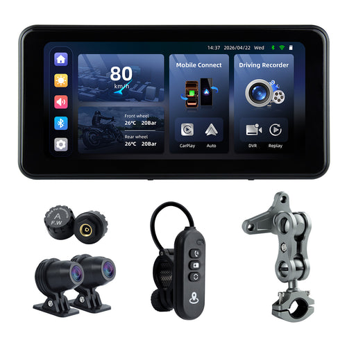 Motorcycle Navigation & Dash Cam Displays
