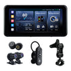 Linkifun™ MT17B 6.25インチ モーターサイクル ダッシュカムディスプレイ – BSD、ワイヤレス カープレイ＆アンドロイドオート、DVR、TPMS、分割画面、内蔵スピーカー