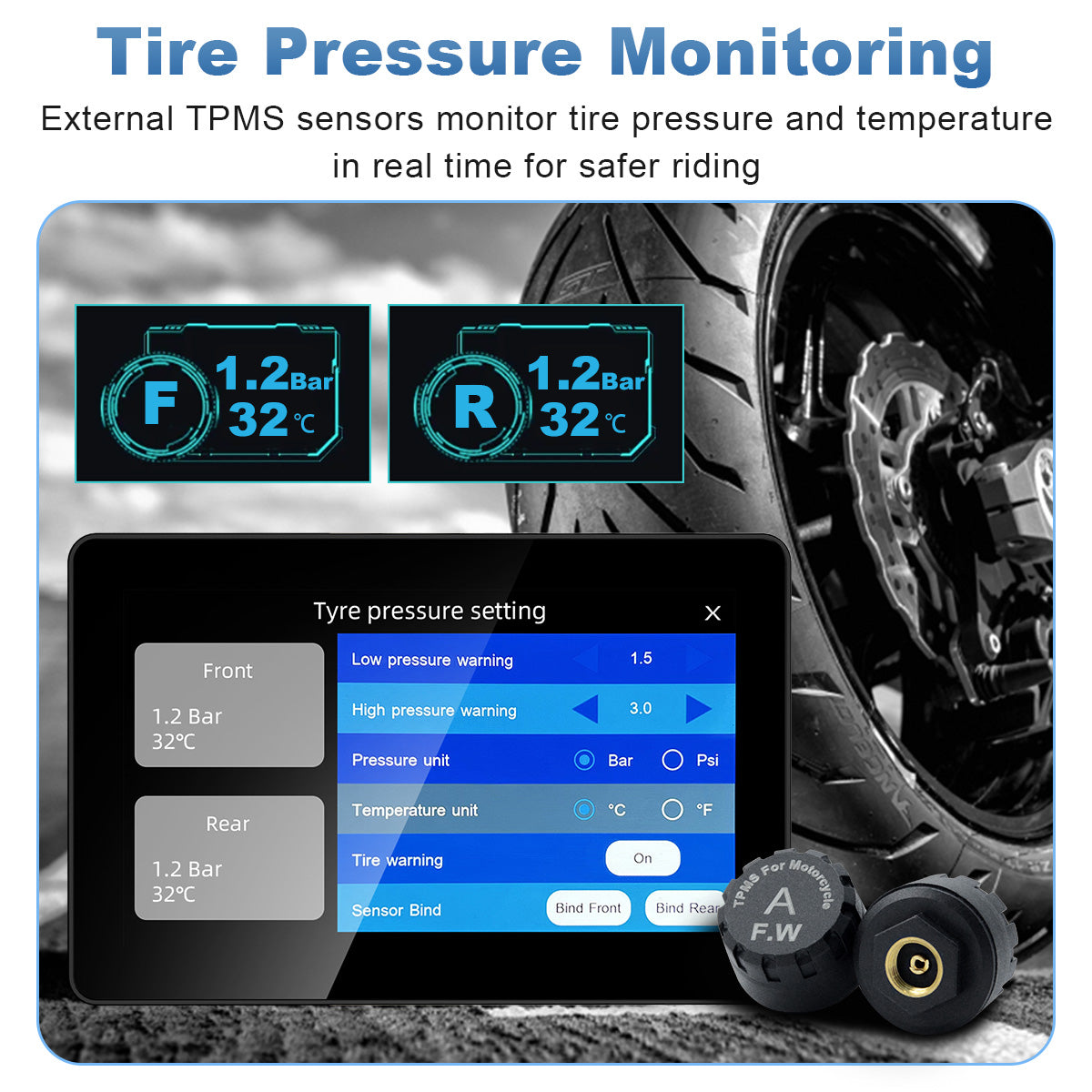 Display per moto Linkifun MT18A da 7,0" per BMW, CarPlay e Android Auto wireless, TPMS, predisposizione alla navigazione OEM
