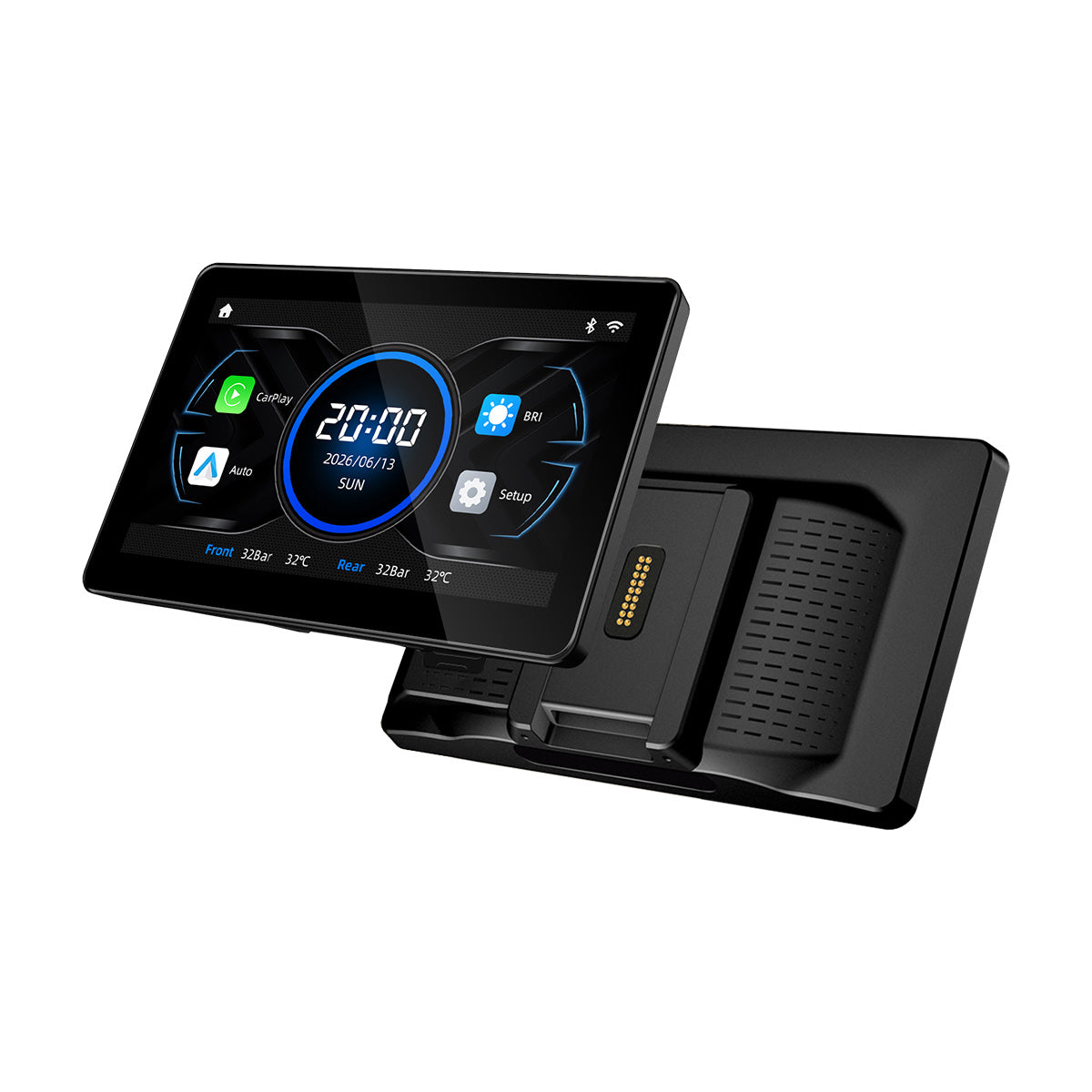 Display per moto Linkifun MT18A da 7,0" per BMW, CarPlay e Android Auto wireless, TPMS, predisposizione alla navigazione OEM