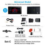 Linkifun™ MT20/MT30 5.5"/6.5" Wireless CarPlay Android Auto Dashboard Navigation Screen with DVR – Special for BMW Motorcycles