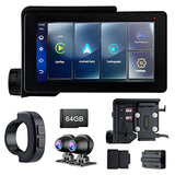 Linkifun™ MT20/MT30 5.5"/6.5" Wireless CarPlay Android Auto Dashboard Navigation Screen with DVR – Special for BMW Motorcycles