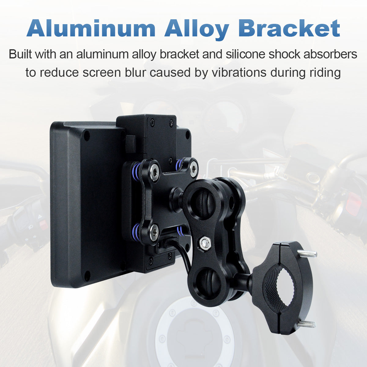 Linkifun™ MT3D / MT3C + Bracket 5" Android 13 / Android 14 Smart Display for Universal Motorcycles – Google Play, GPS, Wi-Fi, Wireless CarPlay & Android Auto