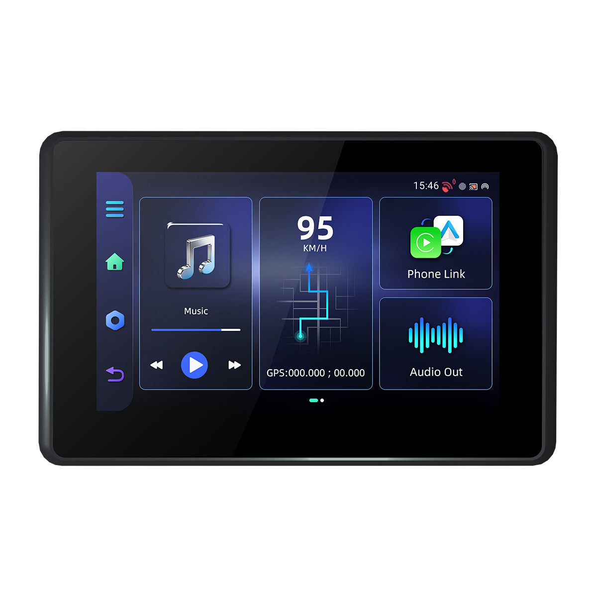 Linkifun™ MT3D 5" Android 13 Motorcycle Smart Display for BMW Motorcycles – GPS, Wi-Fi, Wireless CarPlay & Android Auto