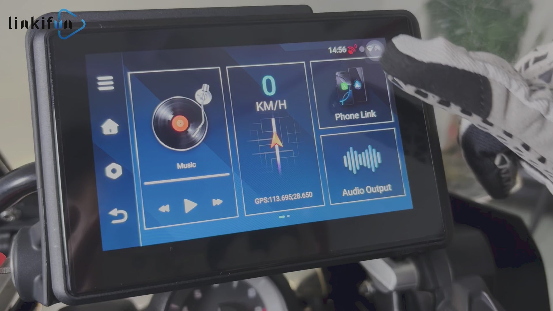 Linkifun-MT3C-BMW-Motorcycle-Display-Wireless-CarPlay-Android-Auto-System-Switching