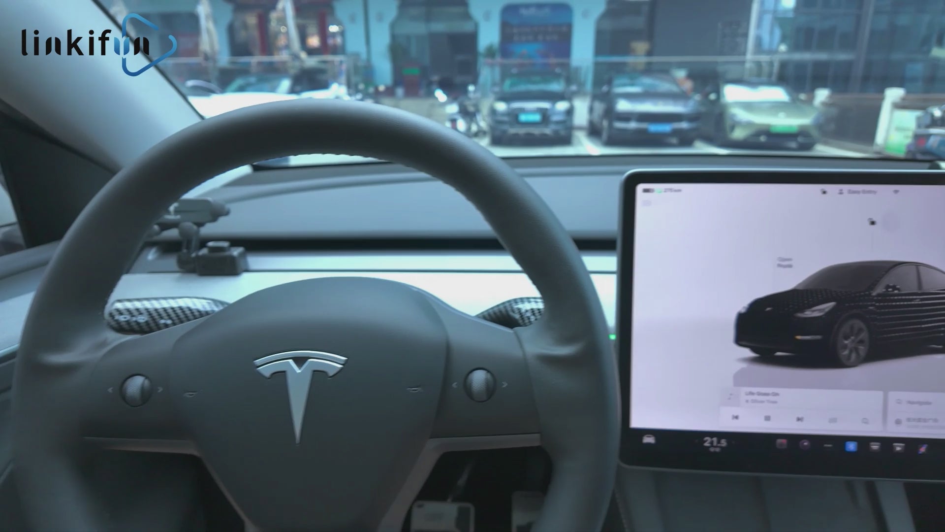 Linkifun L10 Tesla Android 13 AI Box Video